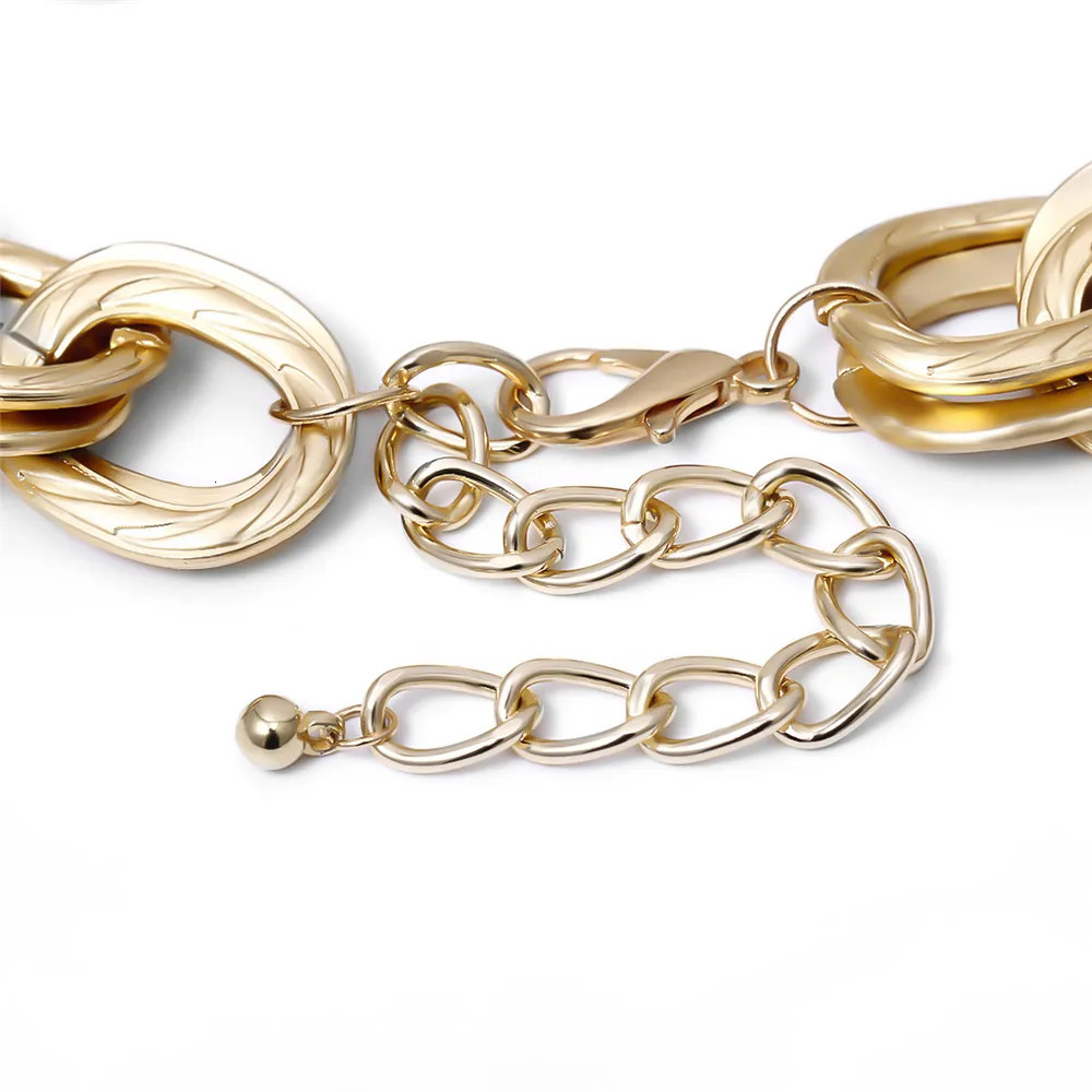 Punk Miami Curl Cuban Chain Necklace Womens Rock Hip Hop Big Block Thick Steampunk Mens Jewelry 250420