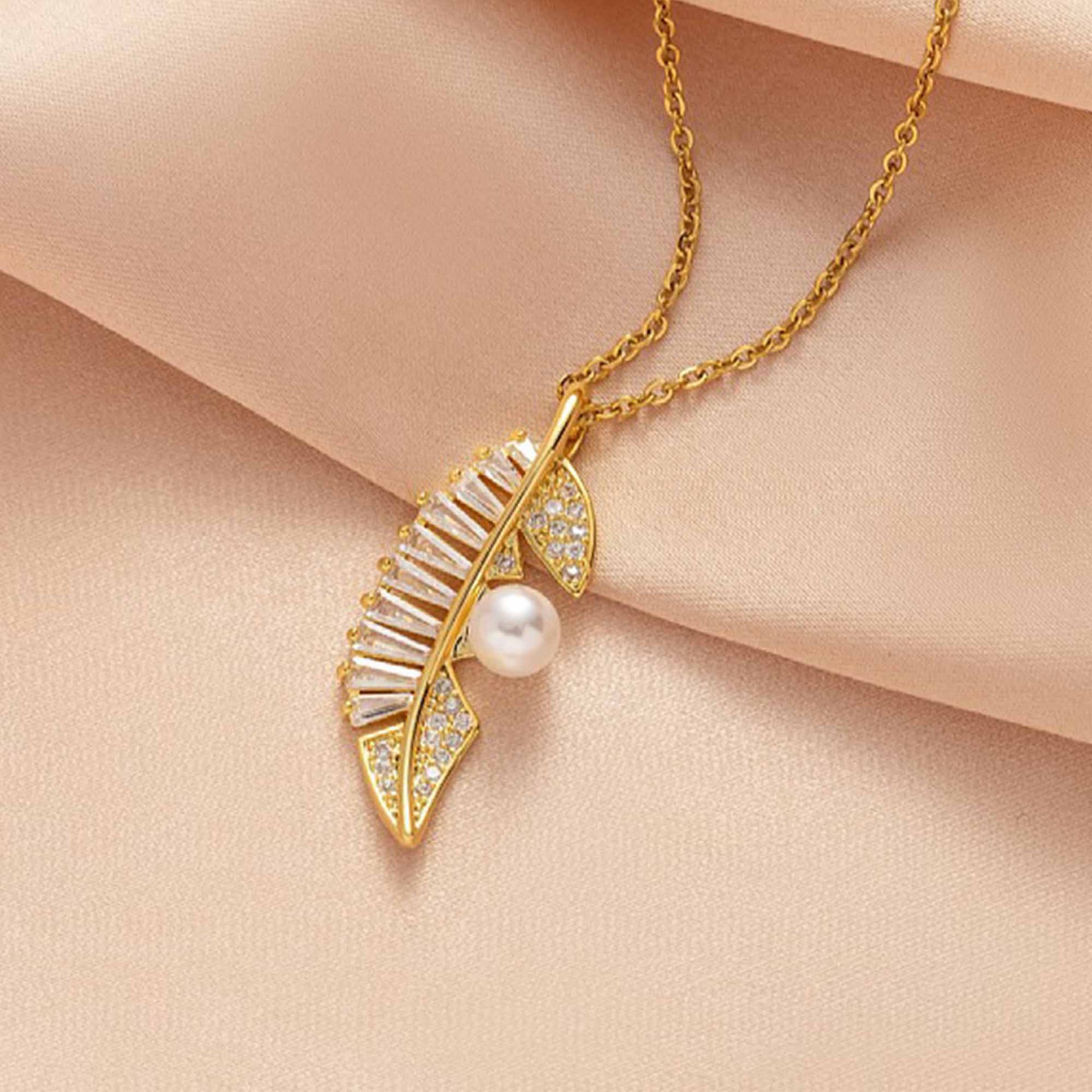 Pearl pendant ins collarbone chain moissanite chain designer necklace designer necklace for woman jewelry diamond chain luxury jewelry women mens neck - view 7