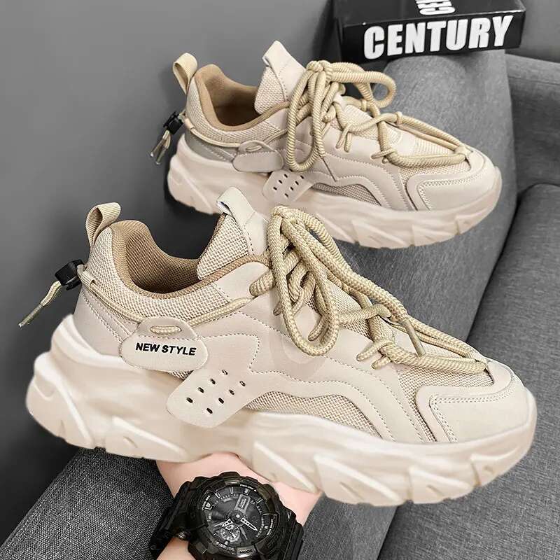 designer sneakers Men's Shoe Breathable Thick Soled Casual Outdoor Running Four Seasons New Tennis Men Soft Soles Comfort Male Sneakers
