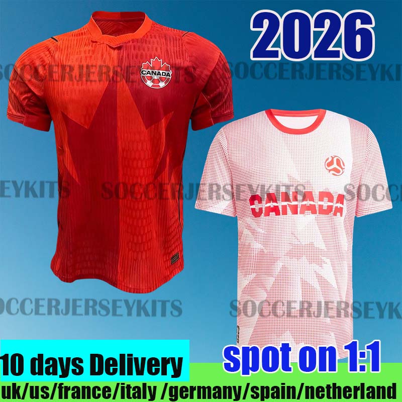 Canada National Football Team Jerseys 3XL 4XL DAVIES J.DAVID JOHNSTON MILLERWATERMAN Home Away Fans Player Customisations