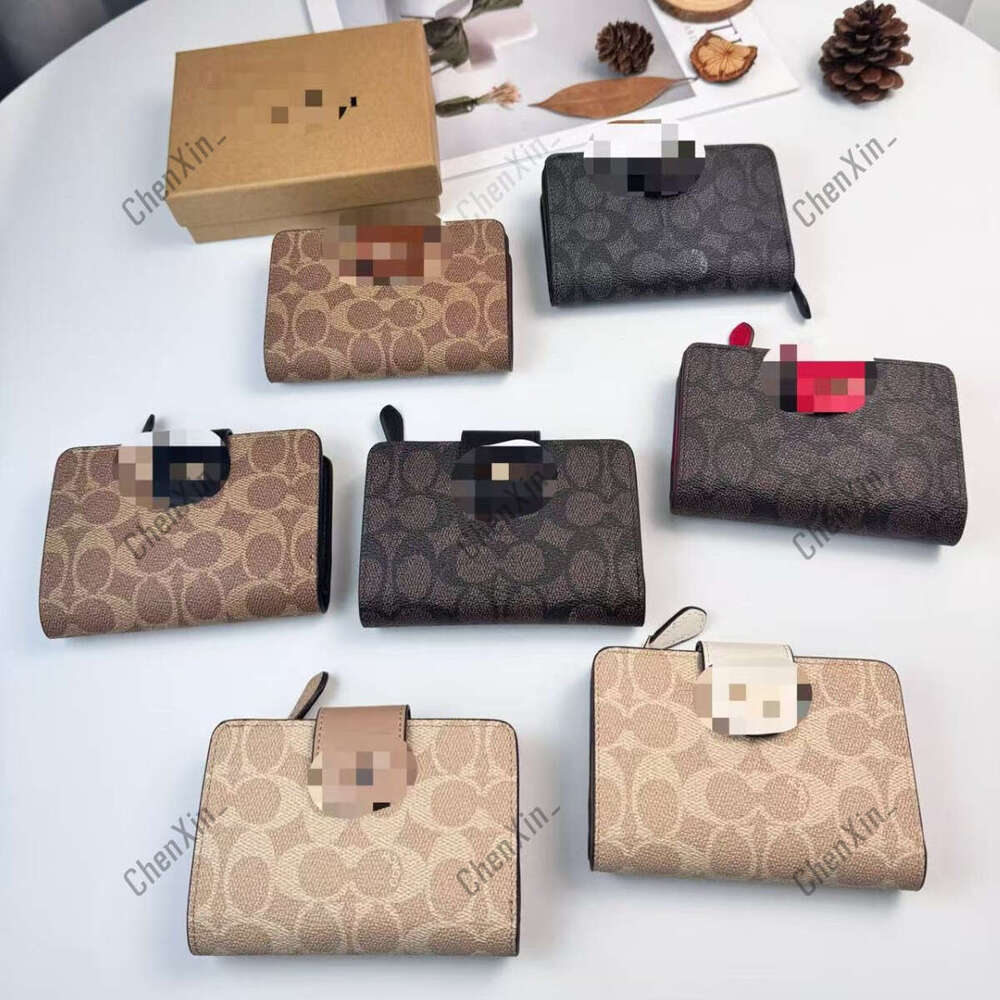 Chic bag Chain bag designer wallet New C Brand Wallet Medium-Long Women's Multi-Card Slot Zipper Fashion Trend Cross-Border Genuine Leather Coin Purse