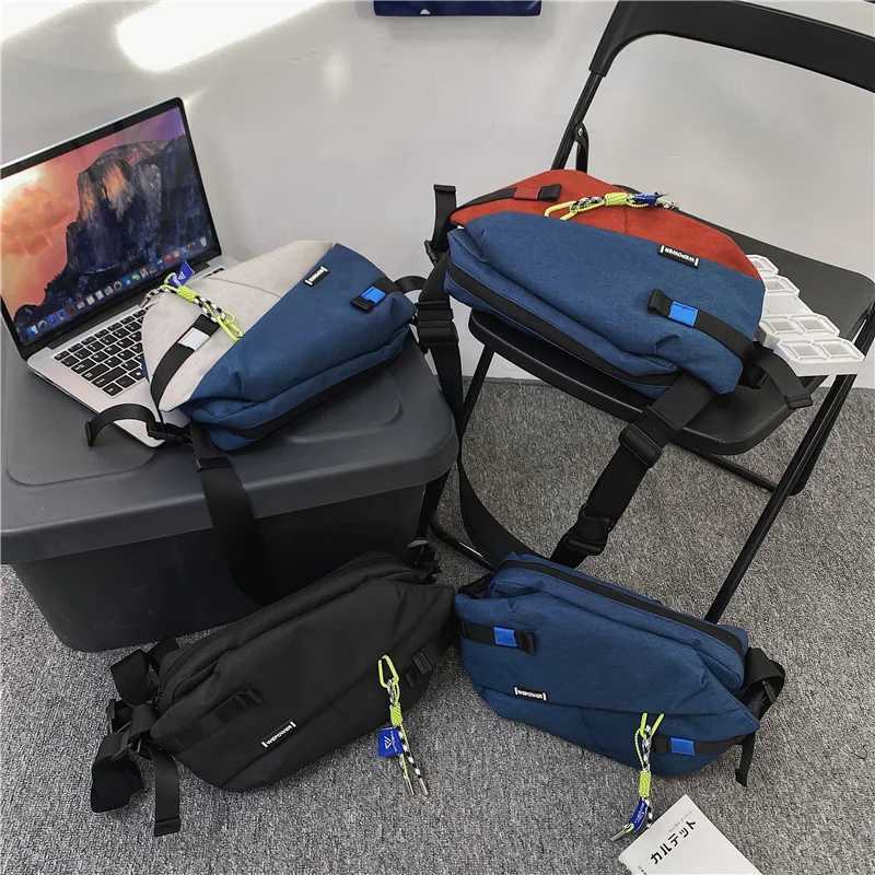 Fashion High Quality Nyl Panelled Waist Bag Brand Unisex Ch Pack Casual Outdoor Messenger Bag Travel Crossbody Bag Men Shoder Bag Y251121