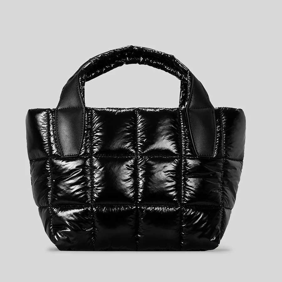 Fi Soft Puffer Tote Bag Casual Nyl Quilted Padded Wen Handbags Waterproof Lightweight Shoder Crossbody Bags 2025 Y251121
