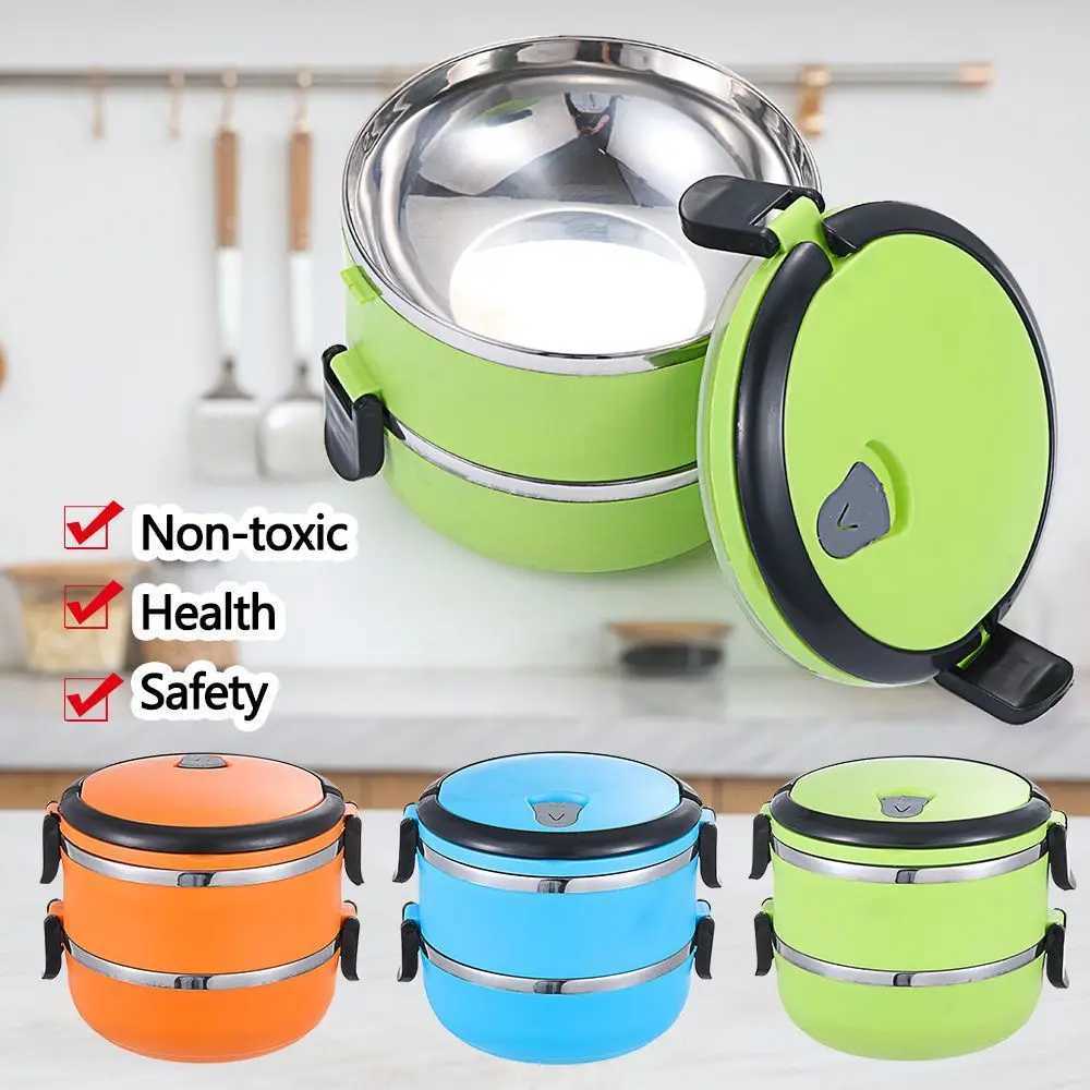 Hot Food Flask Stainless Steel Lunch Box Thermos Vacuum Insulated TraveM251121