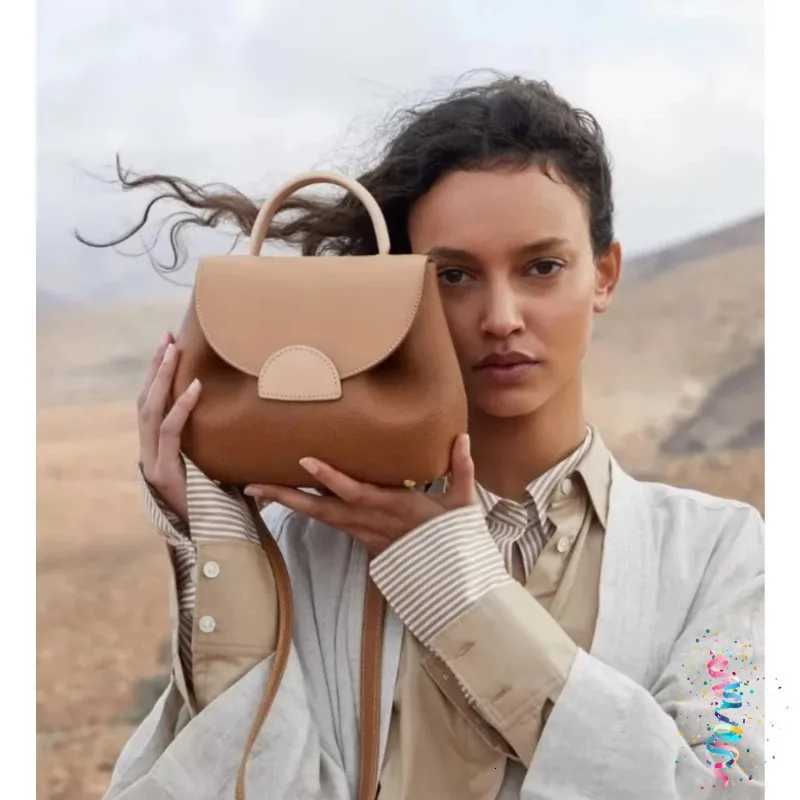 Brand French Shoder Ctrast Lihi Pattern Handbag Backpack Crossbody Bag Wen Niche Single Shoder Bag Cmuting Gift Y251121