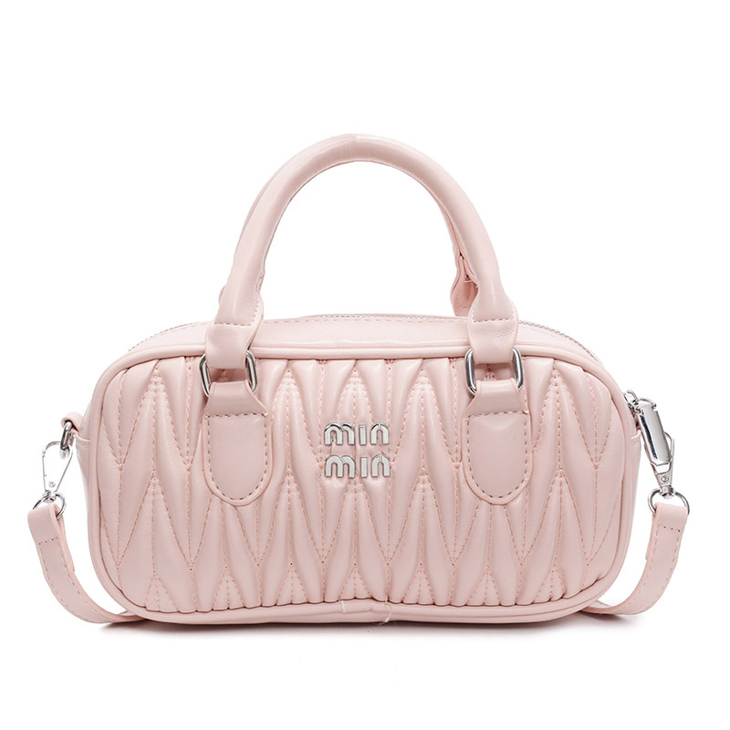 2025 Hot-Sale Mini Square Purse - Women's Versatile Bowling Bag Convertible to Crossbody/Shoulder Bag, Stylish Small Handbag with Metal Chain Str