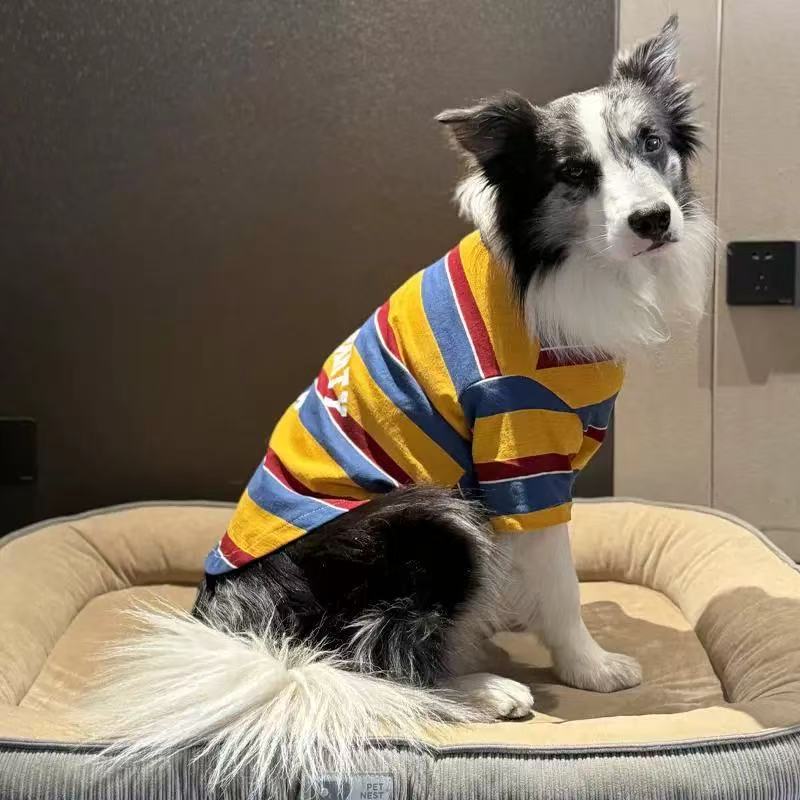 T0050 new dog clothes summer slings Shiba Inu Bichon French Bulldog Pug cute summer vest elastic slings