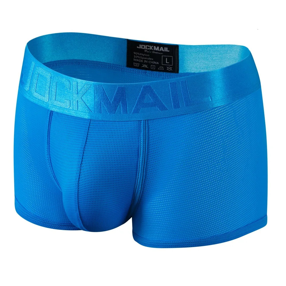 Jockmail Boxer shorts ice silk breathable schen Zum Fickem Ropa indoor Hombre mesh quick drying sexy lingerie 4pcs sex game 250417