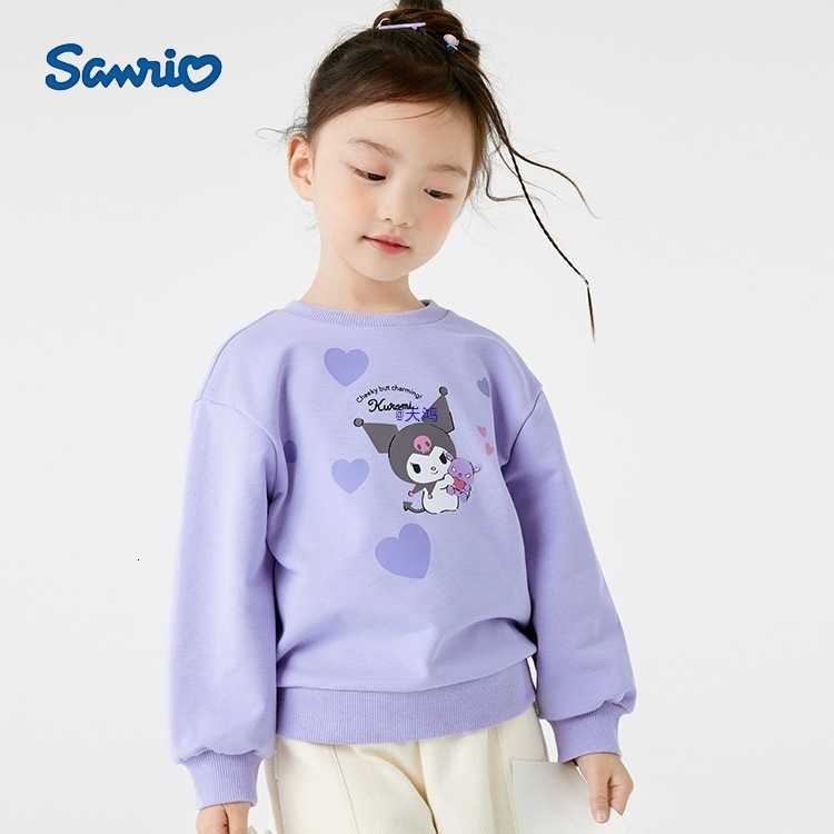 Sanrio KulomiGirls Long Sleeve Sweatshirt Autumn Style Top Trendy Casual Fashion H251121