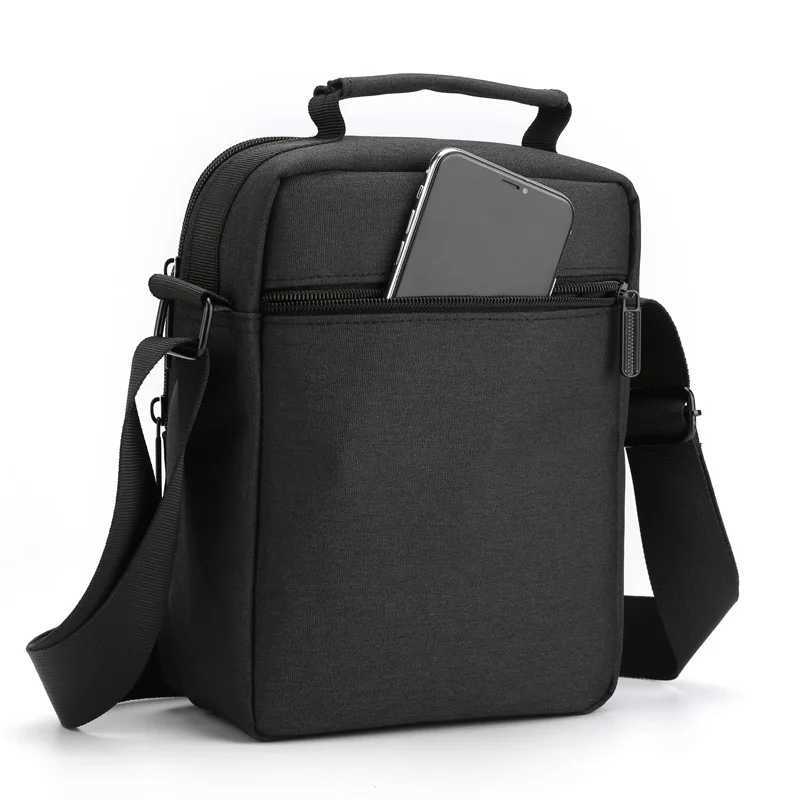 Personal Pocket Shoulder Bag Casual All-match Business Mens Bag Vertical Waterproof Oxford Cloth One-shoulder Diagonal BagT251121