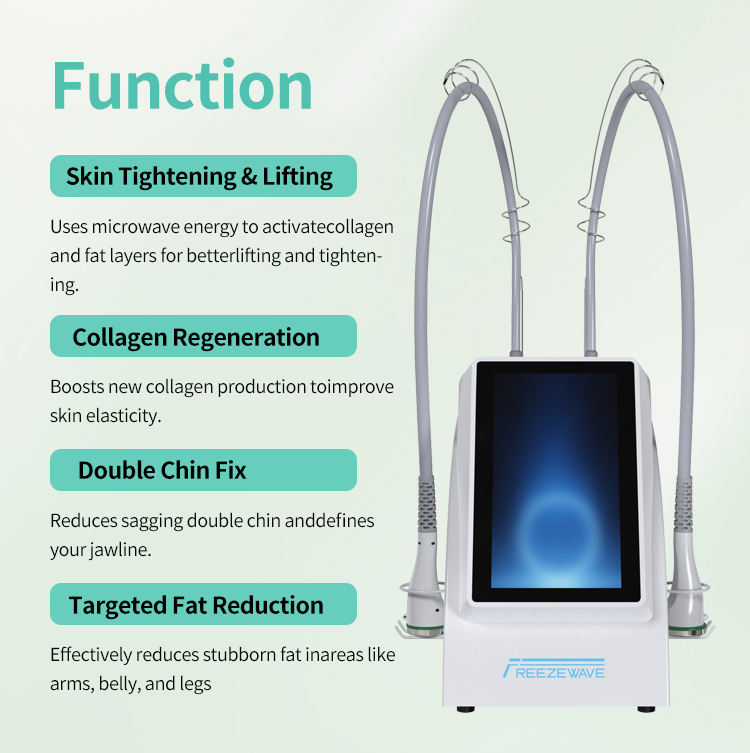 Coolwaves Body Slimming Machine Skin Tightening & Lifting with Microwave Energy Collagen Regeneration Device