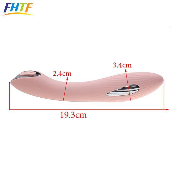 Rechargeable Sex Toy Women Wand Massager Electric Shock Vibrator