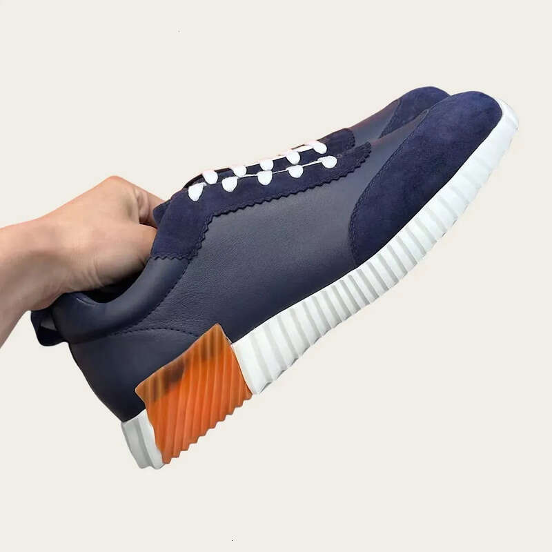 Bouncing Designer Sneakers Suede Casual Shoes Trainers Breathable Mesh Running Shoe Men Bounce Sneaker Women Non-Slip Rubber Sole Flat Train Top Dhbes