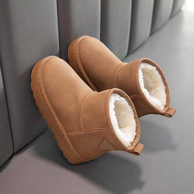 Childrens Snow Boots Winter Girls Warm Fashion Lightweight Comfortable Cotton Shoes Outdoor Non Slip Soft Sole Boys Short BootW251121