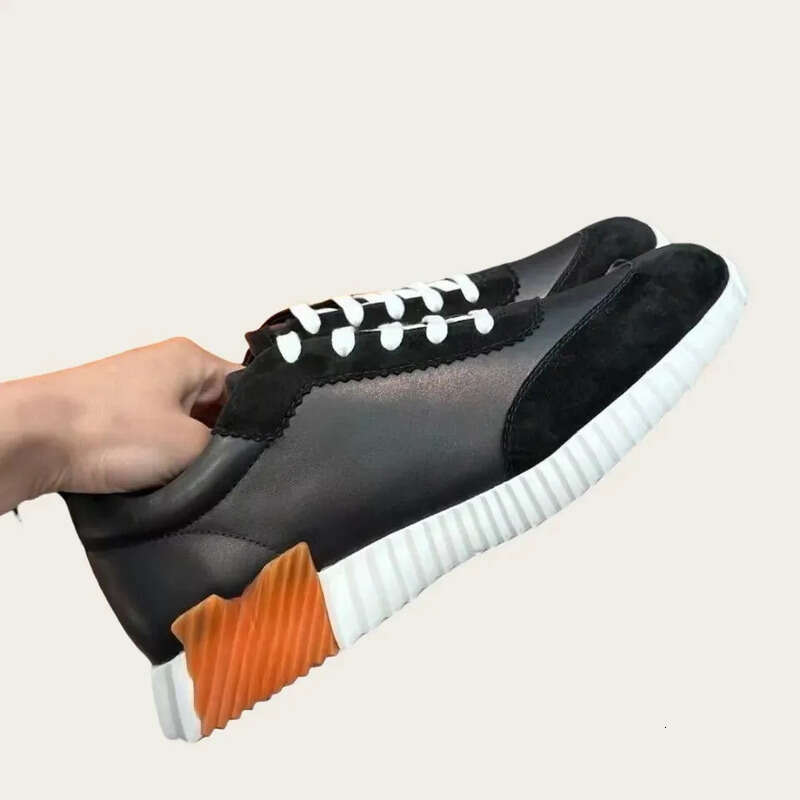 Bouncing Designer Sneakers Suede Casual Shoes Trainers Breathable Mesh Running Shoe Men Bounce Sneaker Women Non-Slip Rubber Sole Flat Train Top Dhbes