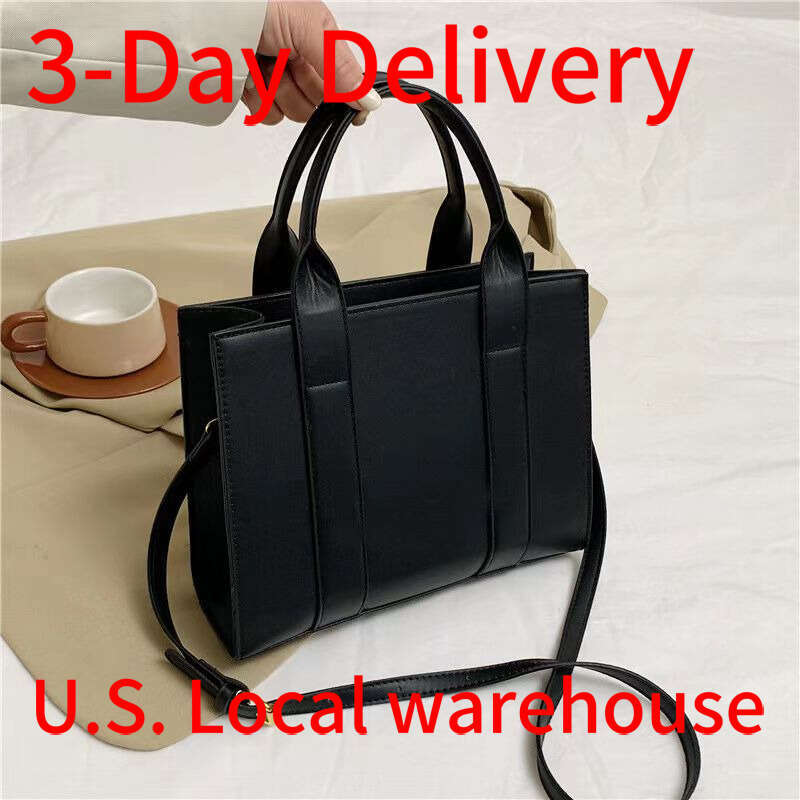 USA Local Warehouse Fashion Designer women Leather Cotton Commuter wallets Crossbody Letter shoulder handbag Material mini larger Shopping High-Quality bag f9