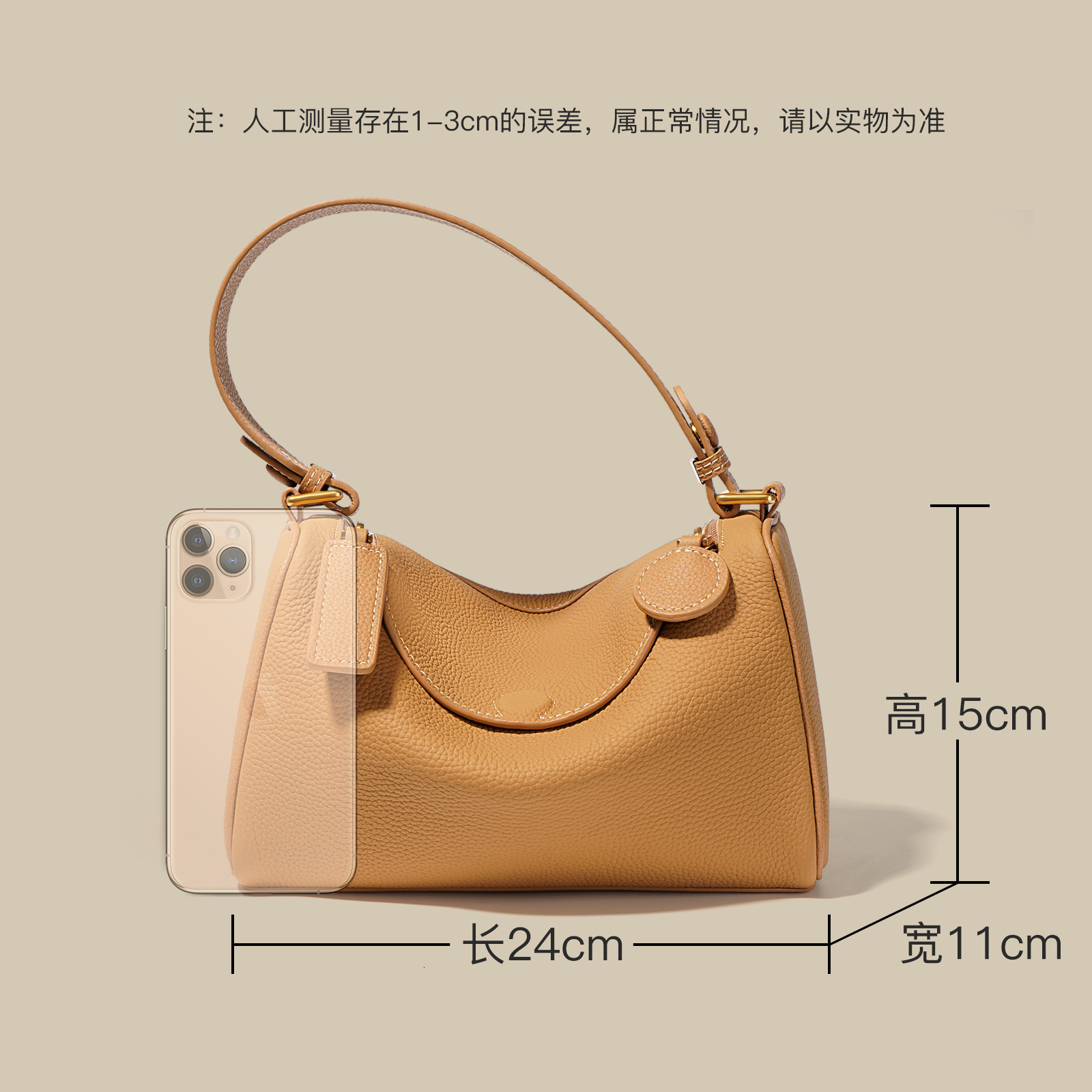 Head Layer Cowhide Pillow Bag With High-end And Genuine Leather Feel One Shoulder Crossbody Bag With Versatile And Simple Boston Armpit Handbag
