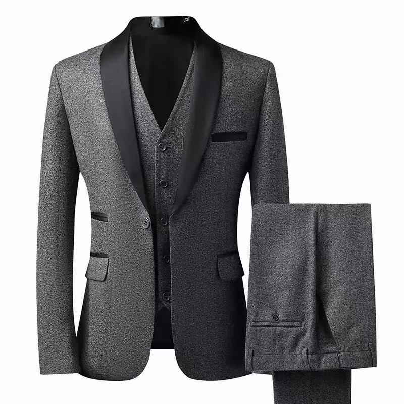 T2421 Premium Western-Style Suit Set for Men, Business Groom and Best Men