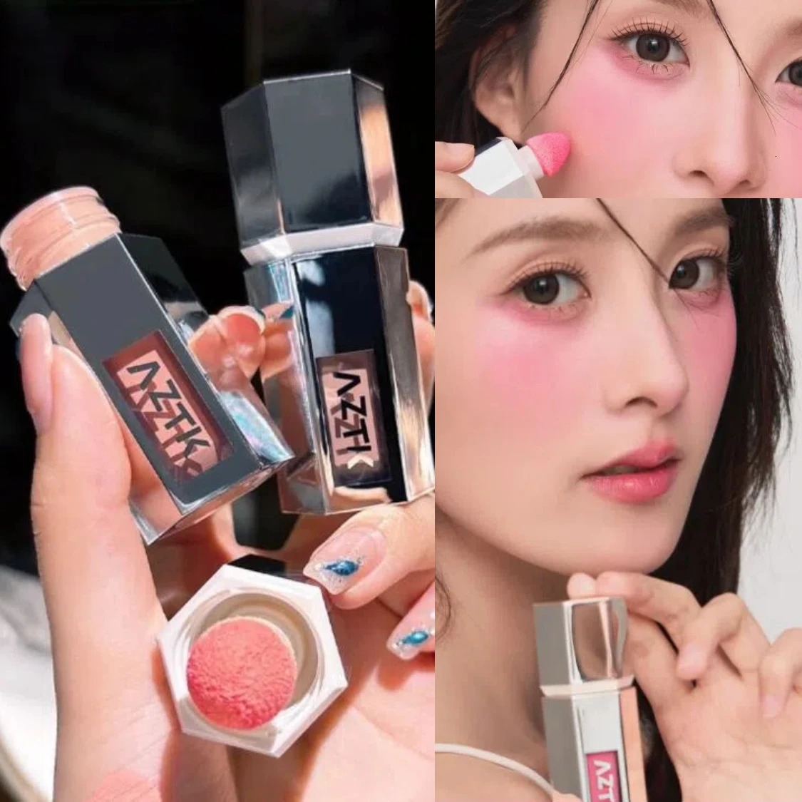 AZTK Jelly Color Liquid Blusher Rendering Moisturizing Color Expands and Contracts Long Lasting Liquid Cheek Face Makeup 251113