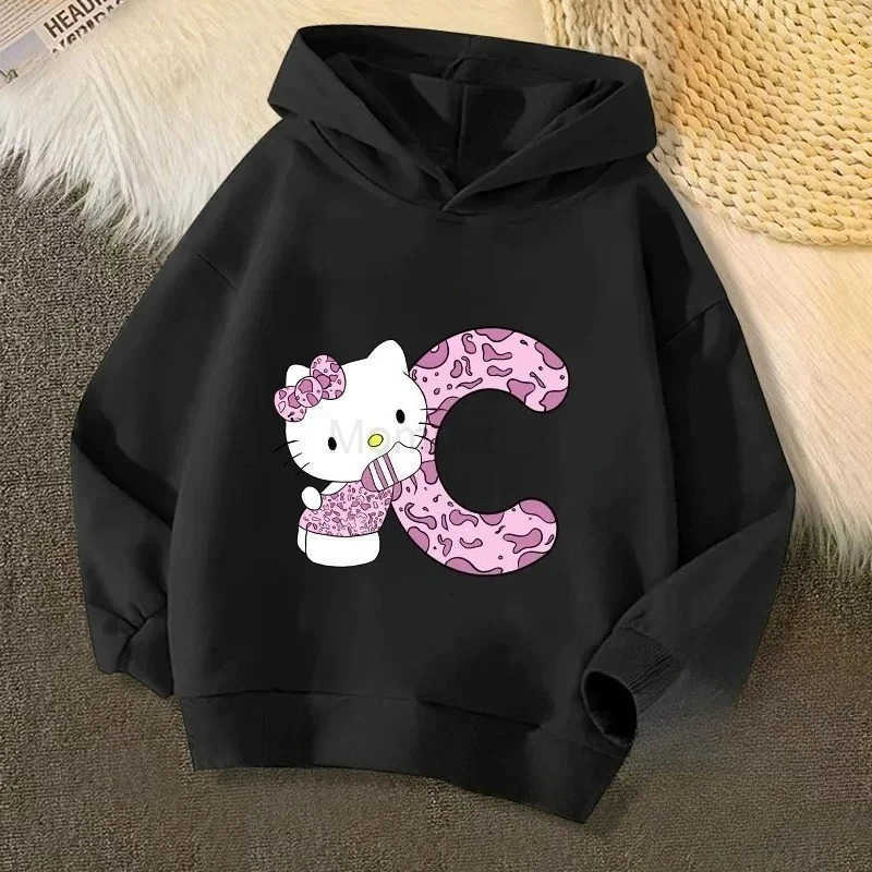 Sanrio Warm Childrens Hoodies for Autumn and Winter Casual Tops for Girls and Boys 2025 New Style Comfortable and Soft Hoodies H251121