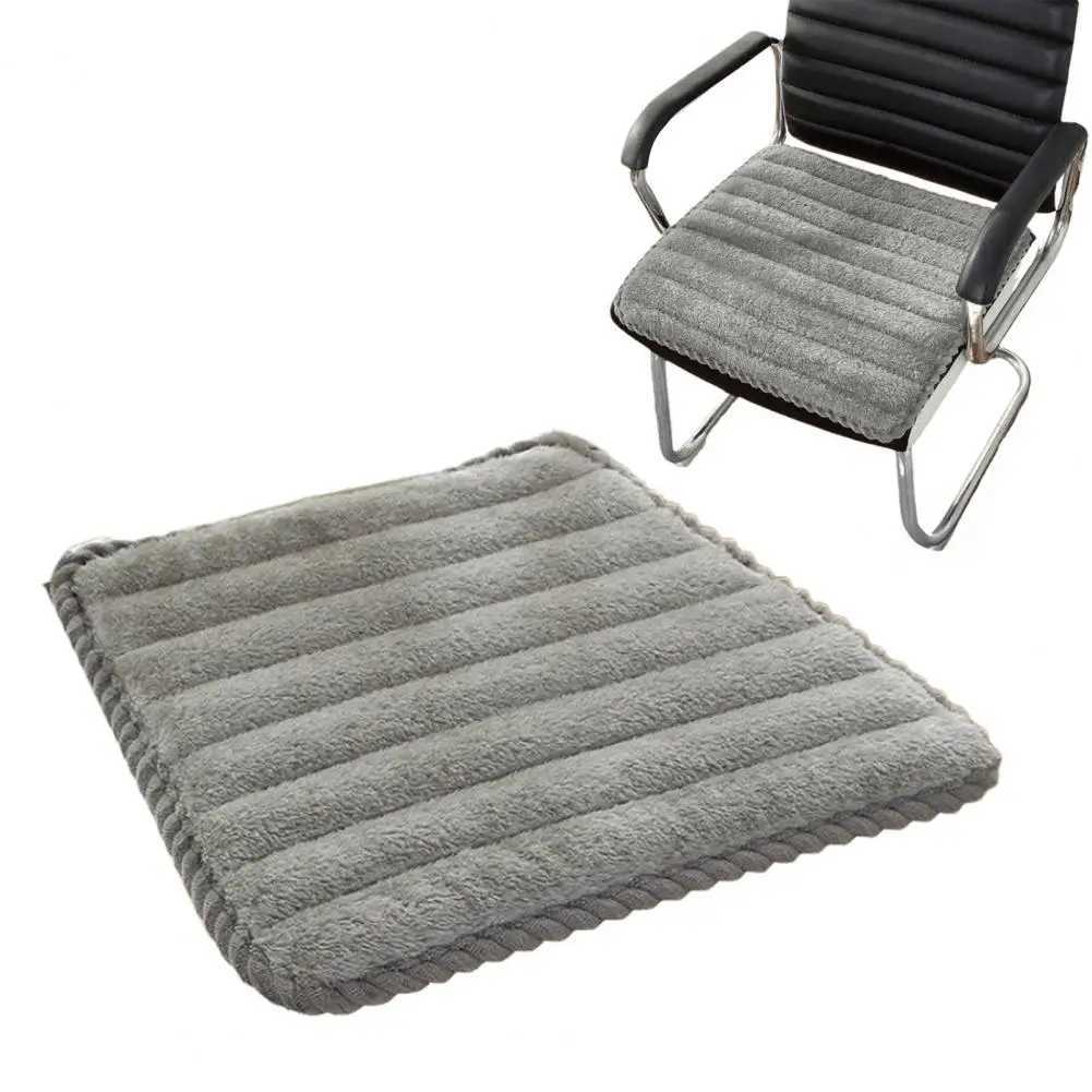 Home Decor Seat Cushion Plush Chair Cushion Plush Seat Cushion with Adjustable Straps for Dining Office Chairs for Home C251121