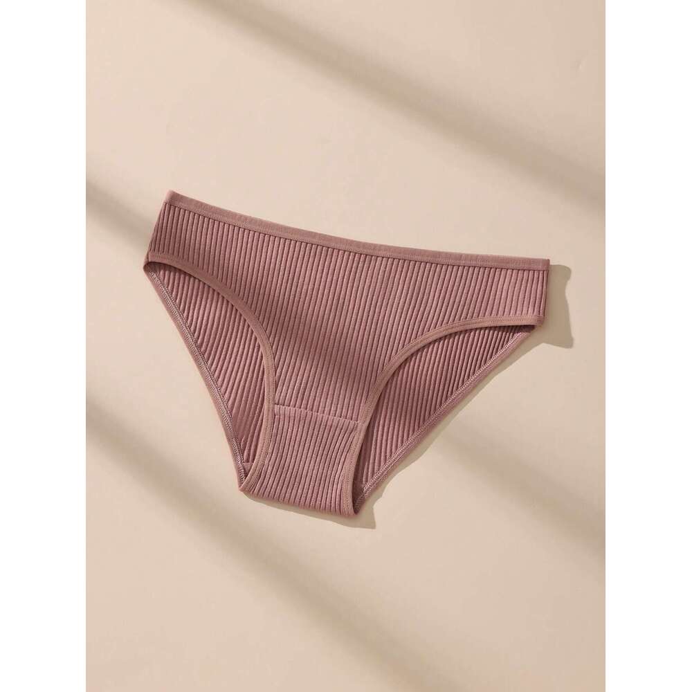 12pcsSoft Cotton Comfort: Juniors Gerie Seamless High-Waisted Underwear for Young Women