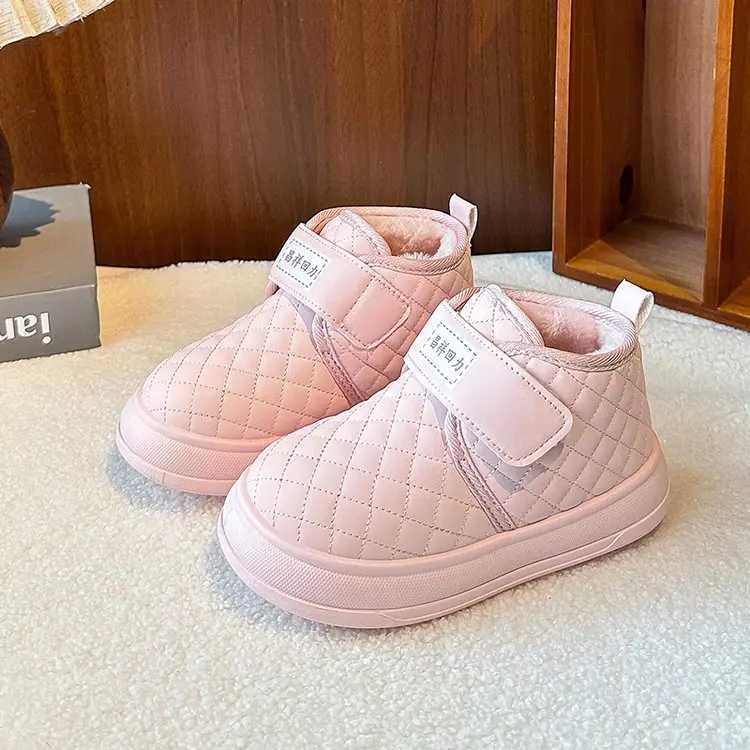 Kids Snow Boots First Walkers for 2025 Spring Soft Sole Kid Sneakers Boys Girls Casual Boots for Little ChildW251121