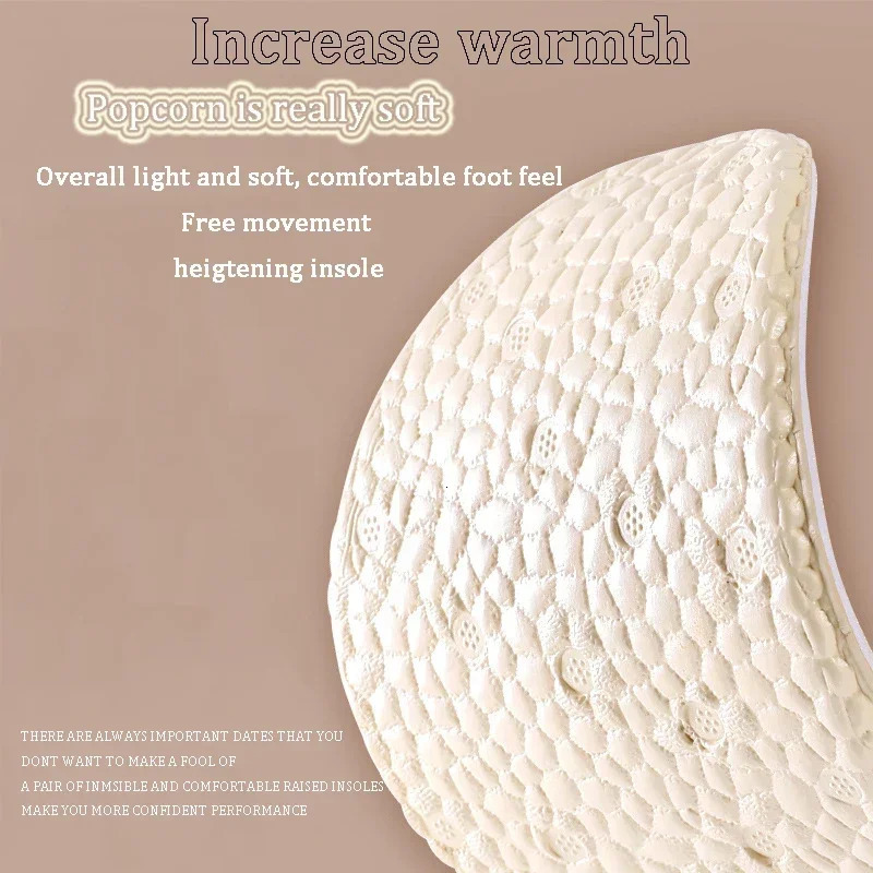 Boost Shock Absorption Sports Shoes Insole for Feet Height Increase Insoles Men Women 15cm25cm35cm Growing Shoe Pads 1Pair 251121