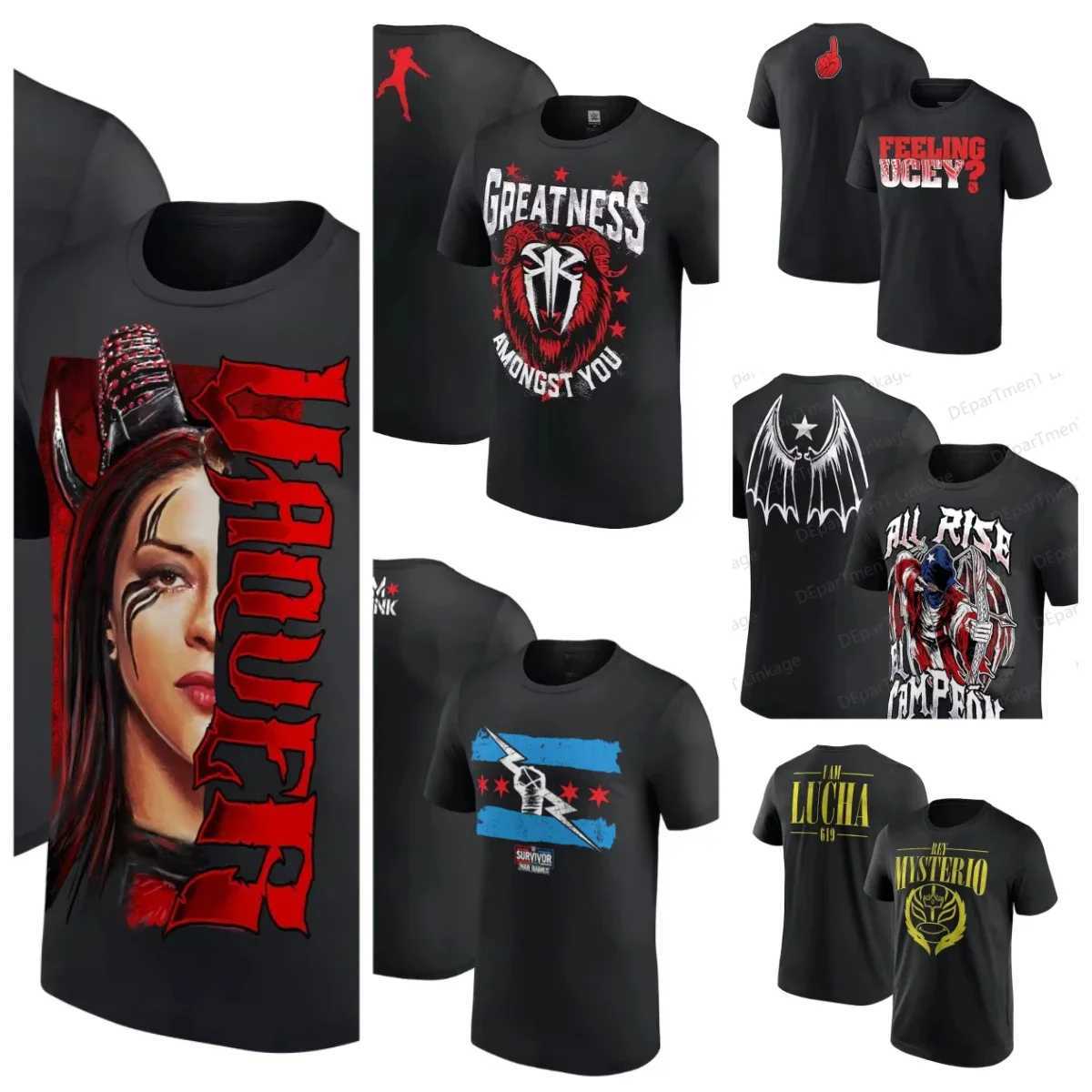 Womens black Stephanie Vaquer V T-shirt summer short sleeved Slve mens T-shirt 2025 new sports childrens clothing top H25421