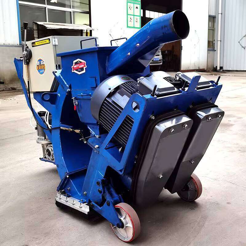 Factory Price Approval Concrete Floor Steel Small Mobile Road Shot Blasting Machine