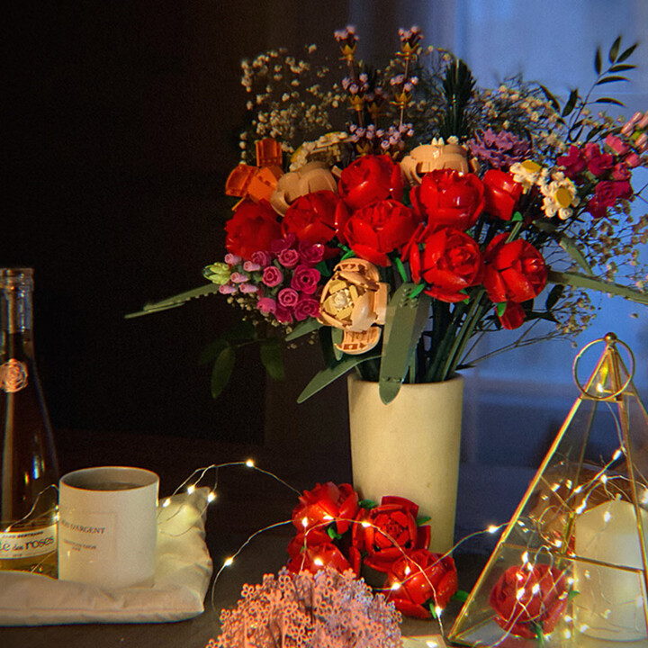 LEGO Flower Plants ICONS Series Puzzle Building Blocks Gift for Boys and Girls 40460 Roses