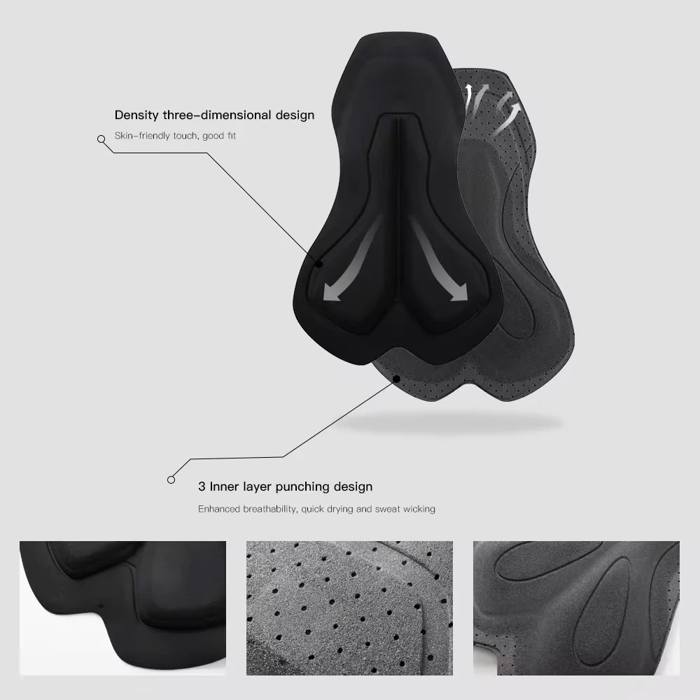 Mens bike bib short MTB road bike PNS bike short Pro team 6-hour bike cushion tight bike ride bib short 250420