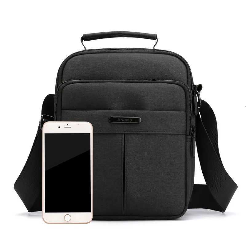 Personal Pocket Shoulder Bag Casual All-match Business Mens Bag Vertical Waterproof Oxford Cloth One-shoulder Diagonal BagT251121