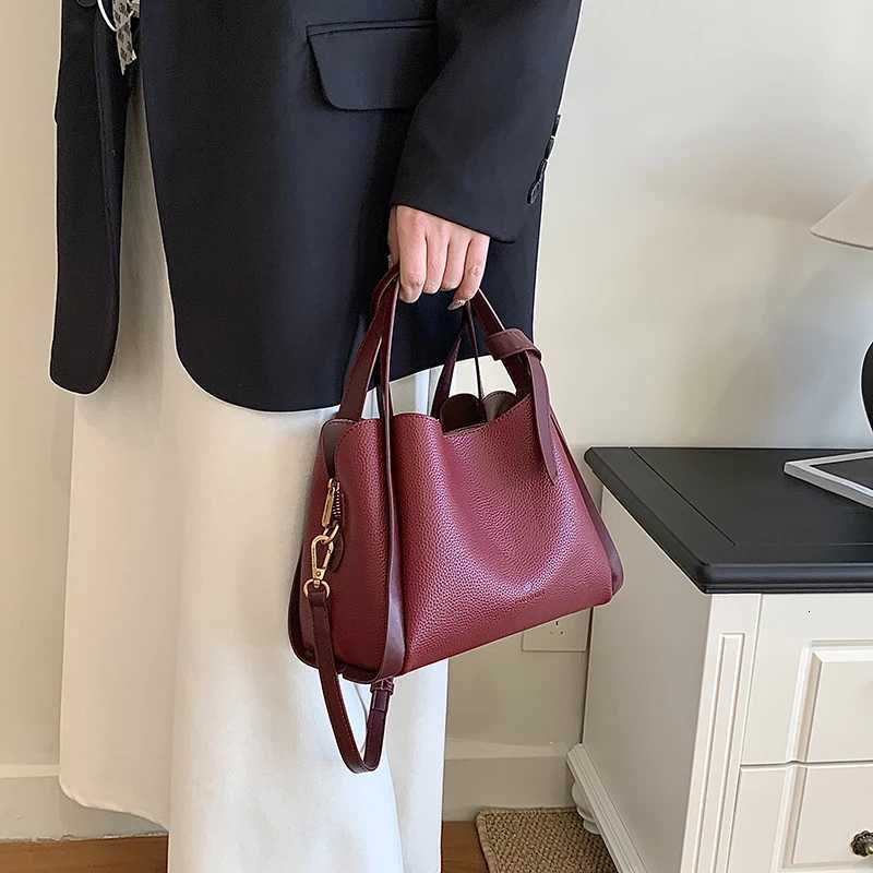 Classic Style Bucket Top-handle Bags For Wen Mti Cpartments Large Capacity Shoder Crossbody Bag Elegant Luxury Handbags Y251121