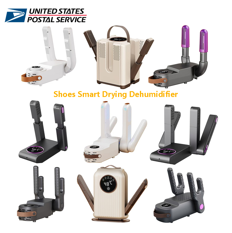 Shoes Smart Drying Dehumidifier Portable Folding Fast Dryer Heater 220V Automatic Shut-Off For Work Sneakers Short Boots Gloves Shoe Deodorizer Dryer