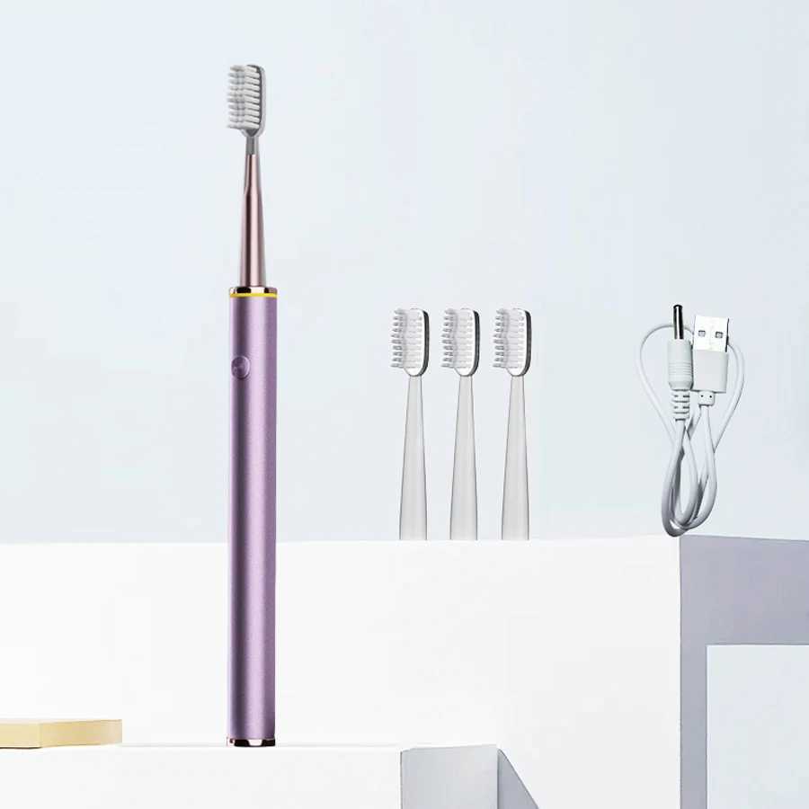 Intelligent electric toothbrush with DuPont soft hair and multiple adjustable settings for couples C251121