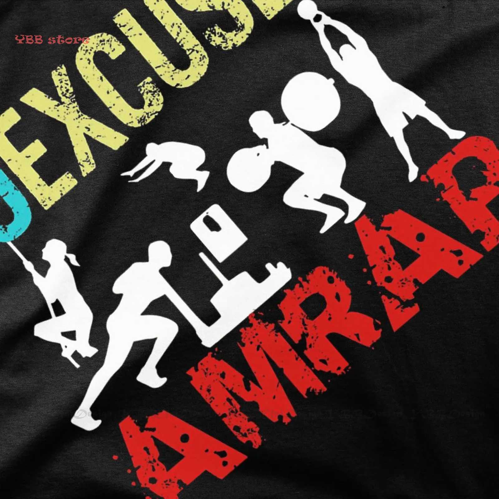 Mens Fitness Pump Gym Muscle Training Crossfit Black T-shirt No Exception Fitness Basic Cotton Tees Harajuku X250421