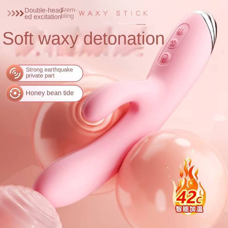 Pick Funny Heating 10 Speed USB Rechargeable 100 Waterproof Double Shock Stick Womens Utensils Adult Sex Toy 90/Box