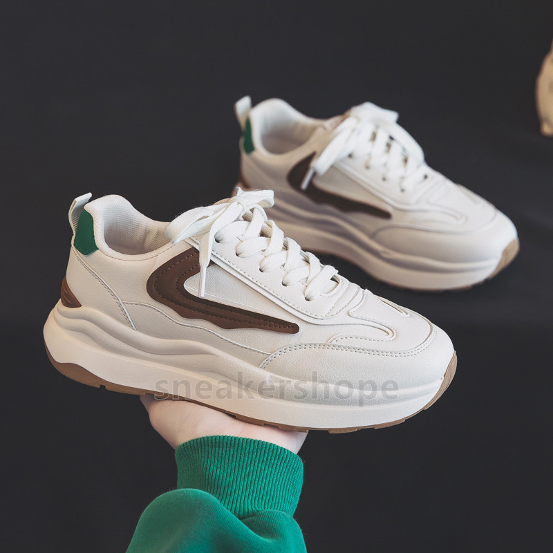 Free Shipping womens sneakers white Leather running shoes designer shoes men women fashion trainers Platform Durable comfort runner Training Outdoor S