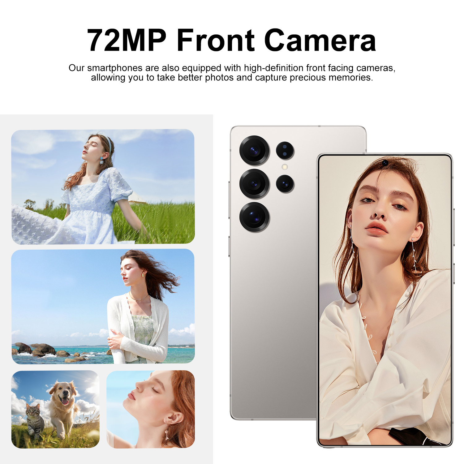 S25 Ultra Mobile Phone 7.3-inch HD Screen Android 15 ,Snapdragon 8 Gen 3 CPU,16GB+1TB Cell Phone,72MP+108MP Camera Pixels 8000mAh Battery 5G Dual SIM 