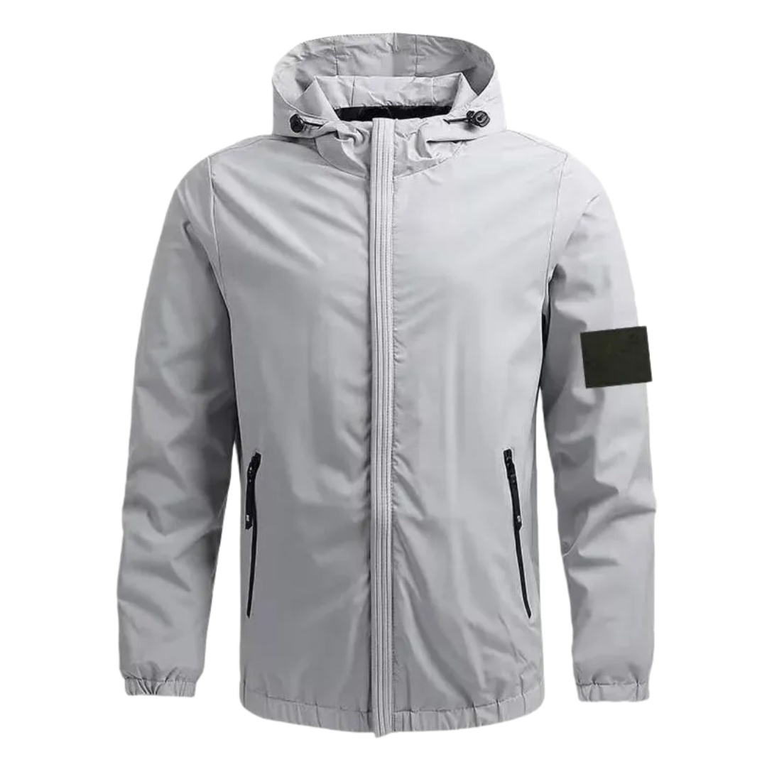 Mens Jacket Spring Autumn Coat Windrunner Fashion Hooded Jackets Sports Windbreaker Casual Zipper Coats Man Outerwear Clothing
