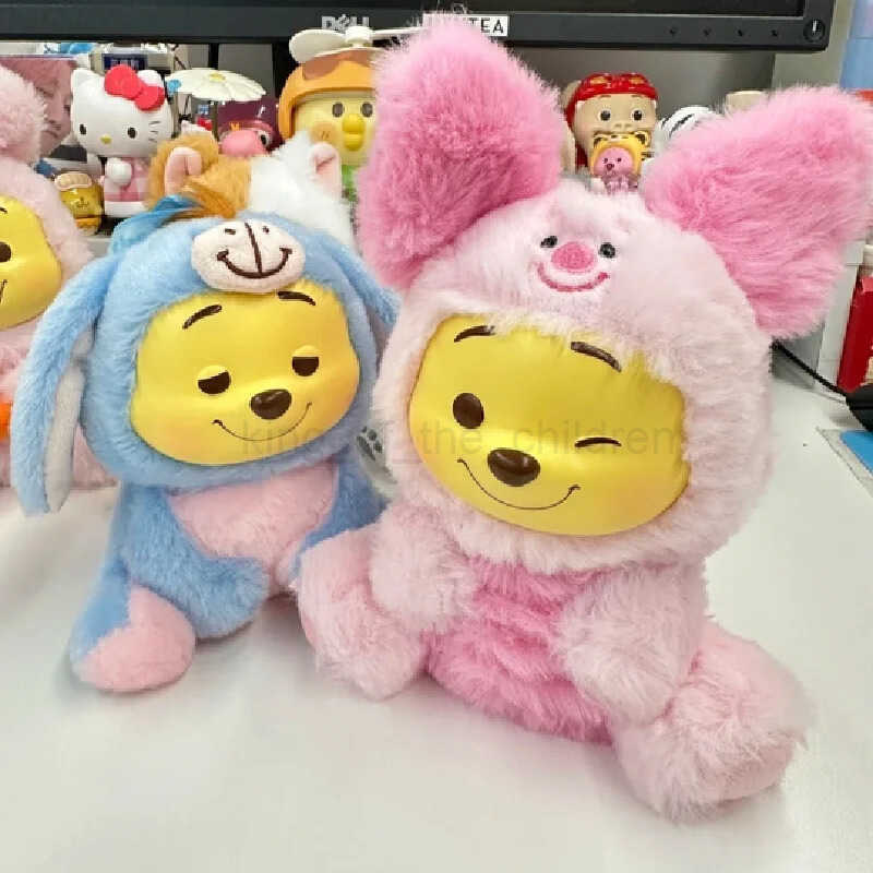 Disney Winnie The Pooh Naughty Party Blind Box Pendant Disney Vinyl Bag Doll Toy Figreen Kawaii Pendant Birthday Christmas Gift W20250423