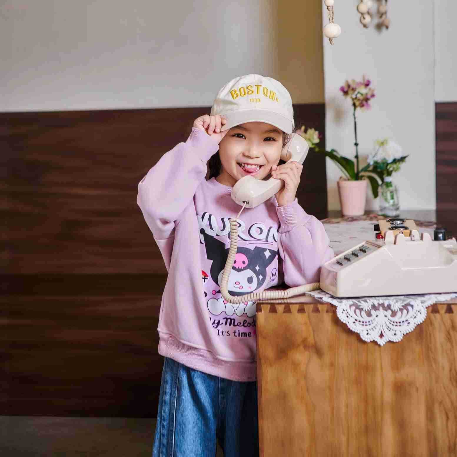 Sanrio Autumn Winter Thickened Fleece Pullover for Girls Kuromi Sweatshirt for Girls Cartoon Loose Long Sleeve Warm Top H251121