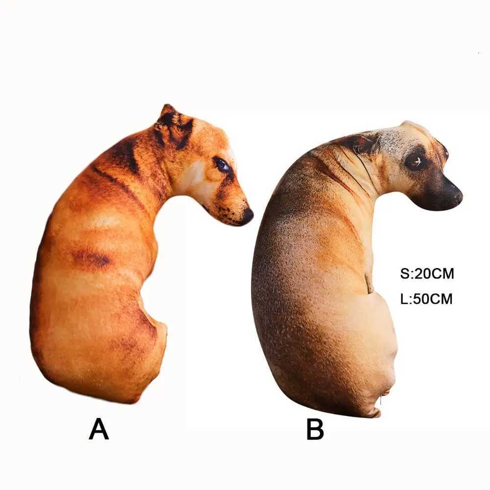 Soft Lifelike Animal Throw Hound Plush Creative Cushion 3D Dog Office C251121