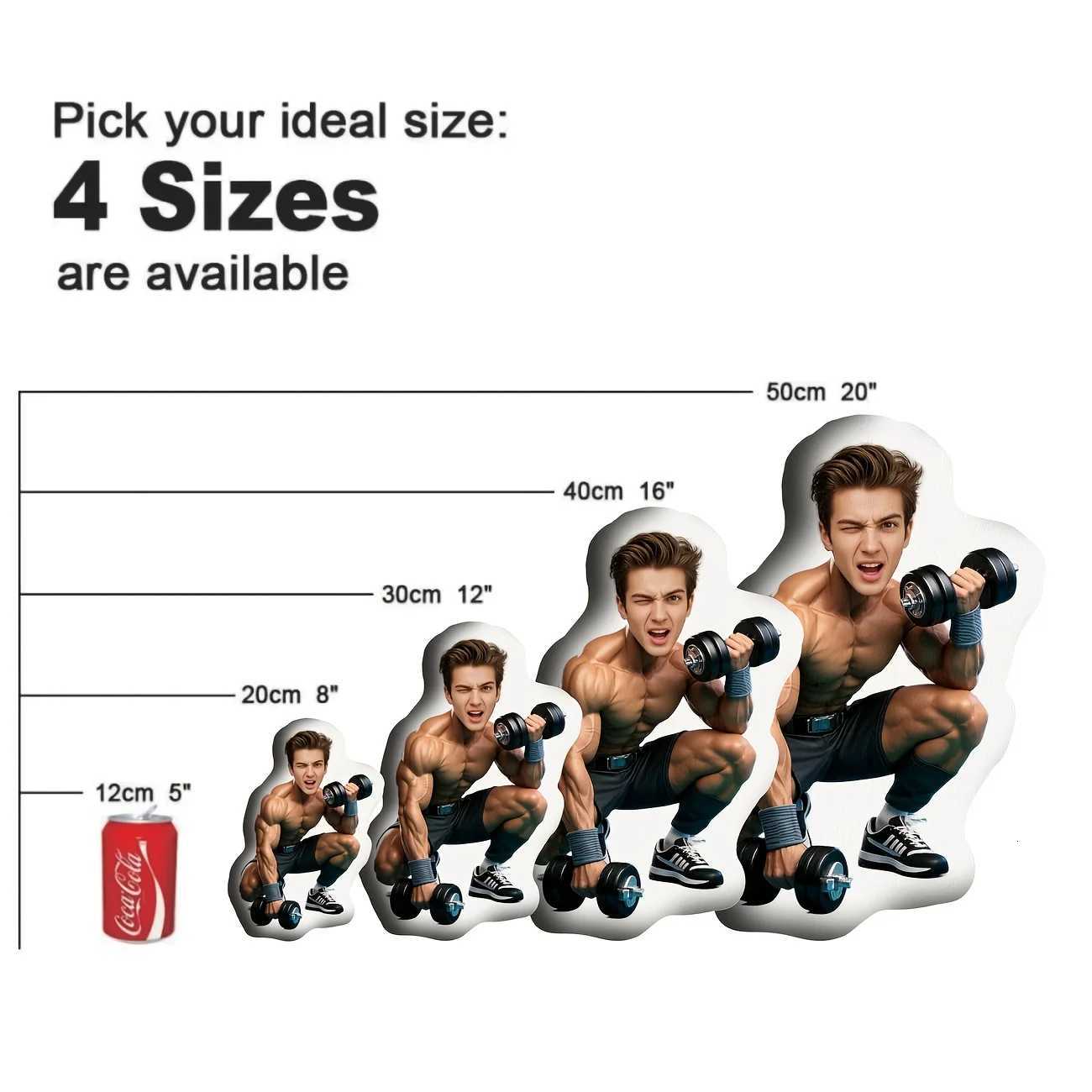 Personzed portrait customized fun s sofa decoration cushions artificial intelligence face changing creative gifts C251121