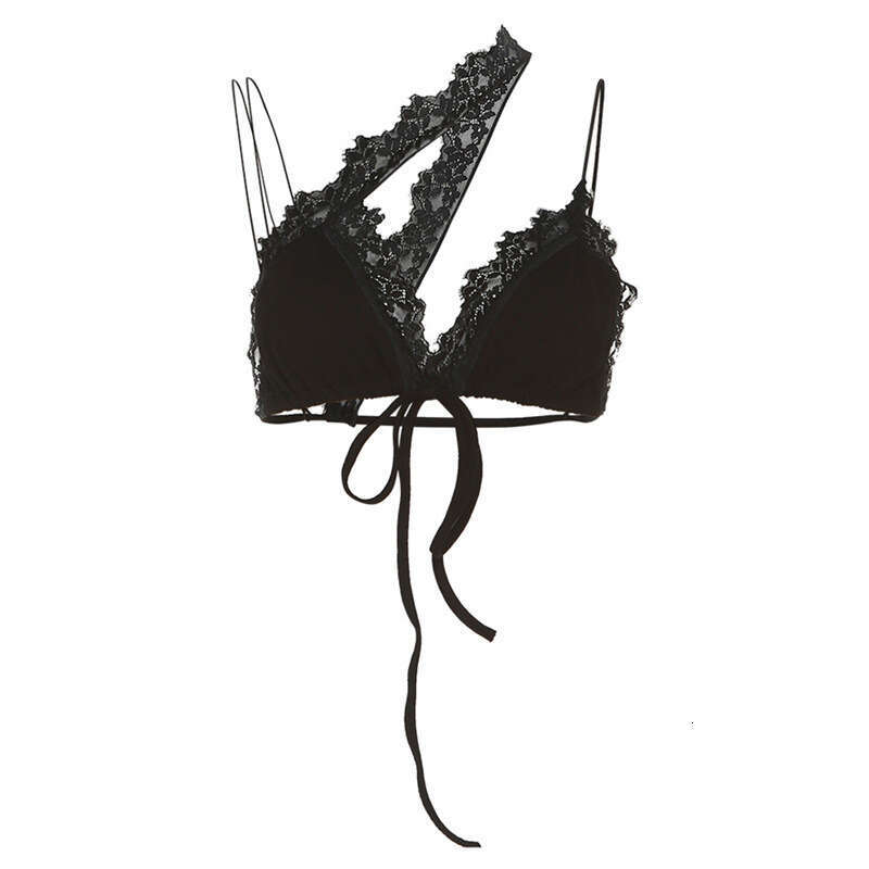 hoodie Women's Wear Feng Summer New Women's Fashion Design Sensual Spicy Girl Lace Edge Slim Fit Tank Top jacket