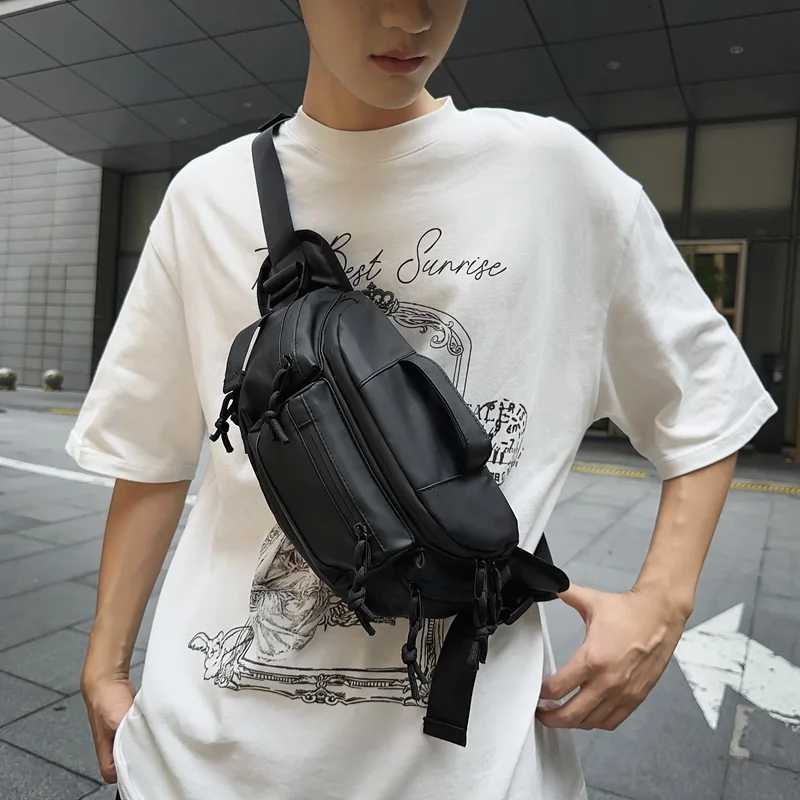 Fashion Hip Hop Casual Sport Ch Bag Men Wen Large Capacity Techwear Style Waterproof Fanny Pack Mtifuncti Crossbody Hand Bag Y251121