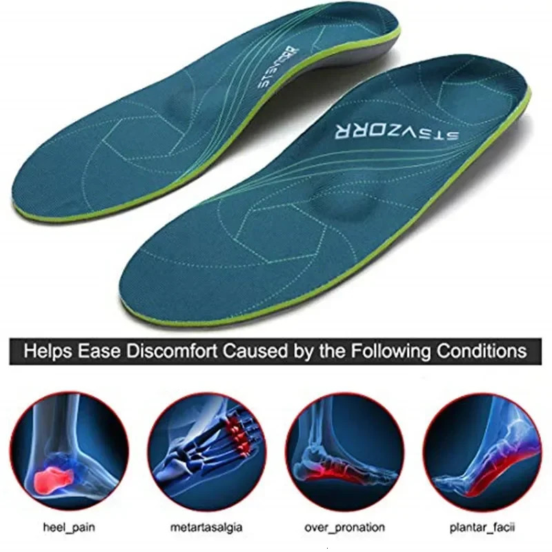 Flat Feet Template Arch Support Orthopedic InsolesMen Women Plantar Fasciitis Heel Pain Ortics Insoles Sneakers Shoe Inserts 251121