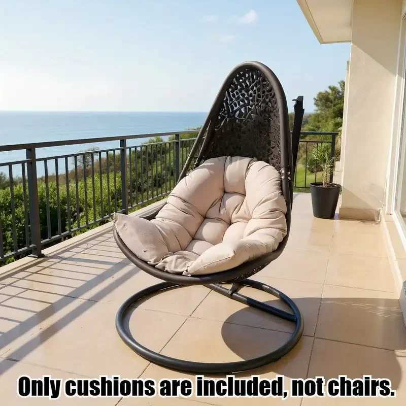 Thicken Egg Chair Cushion Replacement Outdoor Hammock Swing Chair Cushions Hanging er Basket Seat Pad C251121