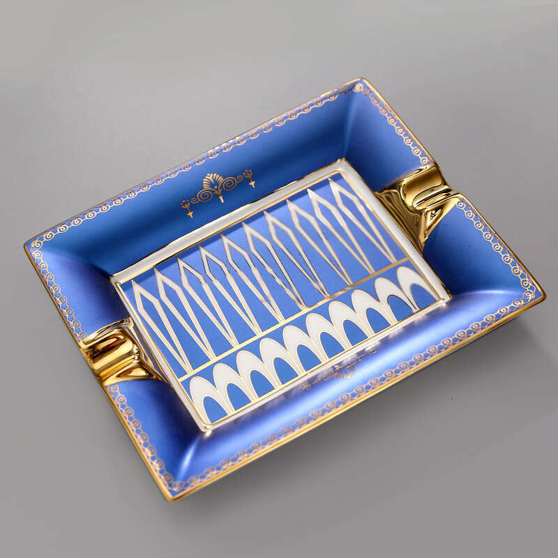 Ins Nordic Ceramic Creative Home Living Room European Style Personality Trendy Office Large Ashtray High-Quality